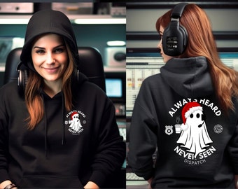 Dispatcher Custom Hoodie always heard never seen police/fire dispatcher Christmas gifts comfort colors Hoodie Christmas gifts for dispatcher