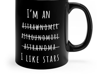 Astronomy Gift Astronomy Mug Solar System Mug Telescope Coffee Mug Astronomy Coffee Mug Astronomer Gift Space Mug Telescope Gift Space