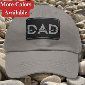 Custom Kids names Dad Hat Personalized Dad Gift With Kids Names Dad Hat Dad Gift From Daughter Custom Dad Hat Gift For Dad From Kids