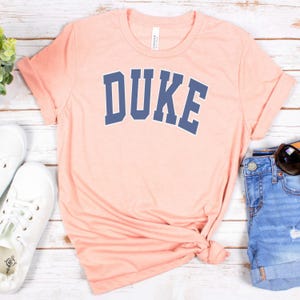 Duke Crewneck sweater Blue Devils College sweatshirt Game Day hoodie Alumni apparel Christmas Gift for Boyfriend University merch Unisex