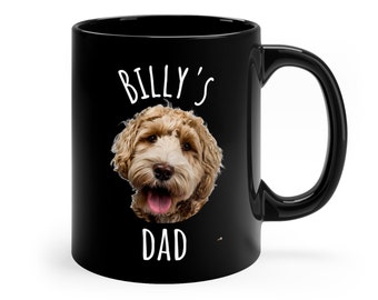 Hunde Papa Geschenk Papa Hund Hunde Papa Tasse Hundebecher Hundegeschenk Hunde Papa Ornament bester Papa Hundekaffeetasse personalisiertes Hundegeschenk Hunde Papa Weihnachtsgeschenkanhänger