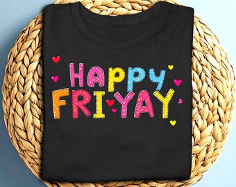 Happy Friyay Shirt Gift for Teacher Friday Weekend Shirt Funny gift for Teacher Shirt Friyay Teacher Shirt Fri-Yay Shirt Teacher Team Tee