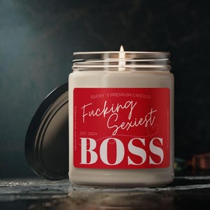 Funny Gift for Boss Candle Gift from Employee for Boss Office Party Gift Gag Promotion Gift