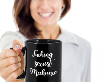 Mechanic gift, 1 year anniversary gift for boyfriend, car mechanic gift, auto mechanic mug, diesel mechanic gift, funny mechanic gift,