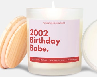 21st Birthday Gift, Funny Candle, Funny 21st Birthday Gift, Soy Wax Candle, For Women Candle, 21st Birthday Present, 21st Gift Ideas, Babe