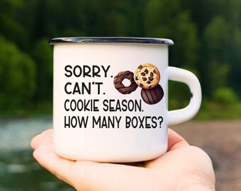 Sorry Can't Cookie seizoen hoeveel dozen grappige mok cadeau voor vrouwen Scout Cookie mok Scout Mom Cookie Dealer mok Cookie Dealer cadeau 2025