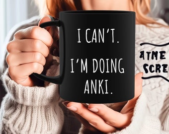 Med Student Gift Med Student Mug Medical School Gift Doctor Mug  I'm Doing Anki  Anki Gifts  New Doctor  PHD Gift  Premed Gift