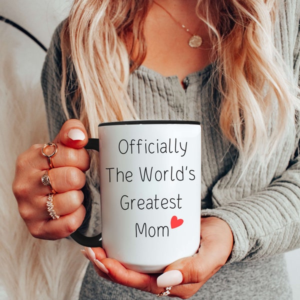 Personalized Gift For Mum World's greatest Mom Mug Mommy Coffee Mug Custom Mom Mug Ceramic Coffee Cup Cute Mom Mug, Customised Best Mom Mug