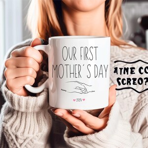 Our First Mother&#39;s Day Mug Custom Name Mug For Mom First Time Mom Gifts First Mother&#39;s Day Gifts From Baby Mexican Mother&#39;s day gift