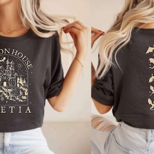 Xaden Riorson House Comfort Colors Shirt Iron Flame Shirt Dragon Rider 2-Sided Shirt Violet Sorrengail Bookish Gifts custom for book lover