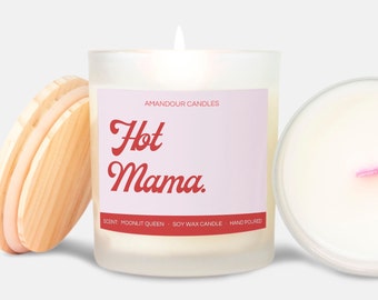 New Baby Gift Funny Baby Shower Gift Funny Candle Hot Mama Upgraded to MILF New Mum Gift Expecting Mum Gift Pregnancy Funny Baby Shower Gift