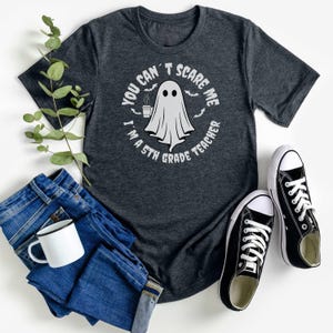 You Can't Scare Me I'm A Teacher Cadeau voor leraar bijpassende shirts Halloween Spooky Teacher Halloween Party School Png-sublimatieontwerpen