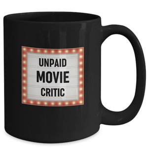 Movie lover mug movie critic gift movie lover gift for movie fan film critic mug film nerd gift film student gift coffee mug movie watcher