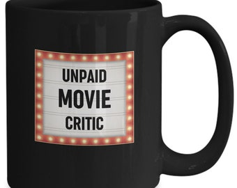 Movie lover mug movie critic gift movie lover gift for movie fan film critic mug film nerd gift film student gift coffee mug movie watcher
