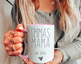 First Time Mom Mug,Gift for New Mom Ideas, Mothers Day Gift, Baby shower Gift, From Baby To Mom, Mommy Coffee Mug
