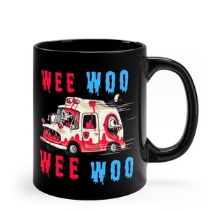 Paramedic Halloween Mug Ambulance Mug Medical Mug Ems Halloween Gift Emt Mug First Responder Gift Emt Gift First Responder Mug Paramedic Gif