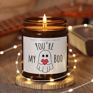 Halloween Geschenk für Freundin You&#39;re My Boo Halloween Kerzen Halloween Dekor Halloween Kerze Halloween Geschenke für sie Pumpkin Spice Kerze