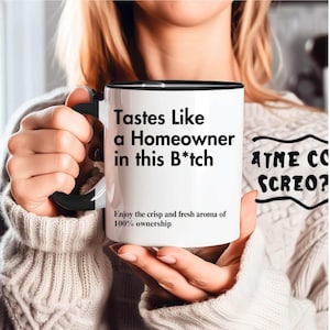 Funny Housewarming Gift New Home Gift Funny Mug Welcome Home Realtor Gifts Personalized New House Gift Tastes Like Mug Apartment Gifts