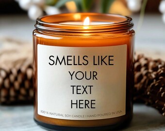 Smells Like Personalized Gift Personalized Candle Custom Gift Funny Candles 2024 Christmas Gift for Boyfriend Gift Gift for Grandma from dau