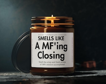 Personalized Real Estate Gift Soy Candles new Custom Realtor Candle Salesperson Gift Real Estate Marketing Realtor Marketing Realtor Gift