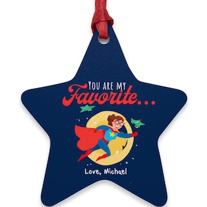 Aangepaste kinderen tekenen leraar ornament Leraar kerstornament Gepersonaliseerde krijt leraar kerstornament Leraar cadeau aandenken wit