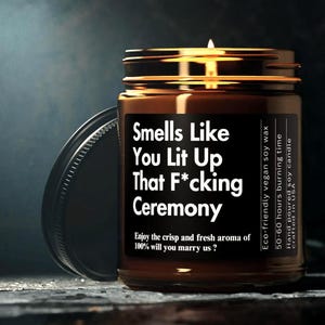 Officiant Gift Officiant Proposal Funny Candles Gift for Officiant Personalized Wedding Gifts Will You Be Our Officiant Wedding Officiant