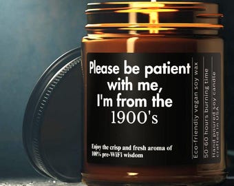 40th Birthday Gift for Her Funny Candle 30th Birthday Gift Birthday Candles Funny Gifts Best friend Gift Custom Gift for Her Gift for Him