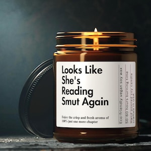 Fantasy Book Lover Candle Gift Box Bookish Candles Funny Candle Custom Gift for Reader Bookish Merch Smutty Gifts Smells Like Candle Person