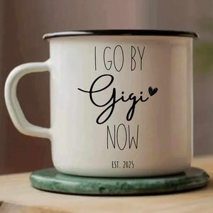 Personalized Gigi Mug New Grandma Mug Est 2024 2025 Gift Custom Name Future Gigi Pregnancy Announcement First Time Nana Mimi Cup Gifts