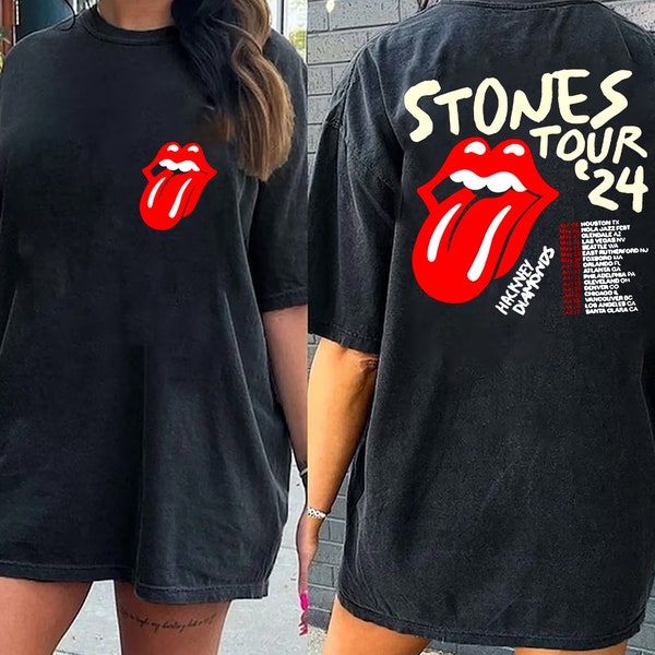 Rolling Stones 2024 Tour Shirt Etsy