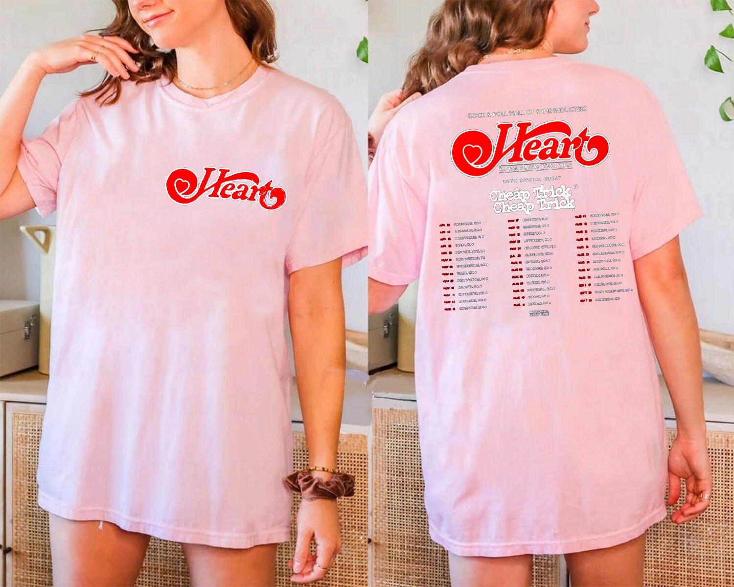 Heart 2024 Tour Shirt, Heart Band Fan T Shirt sold by Adriane