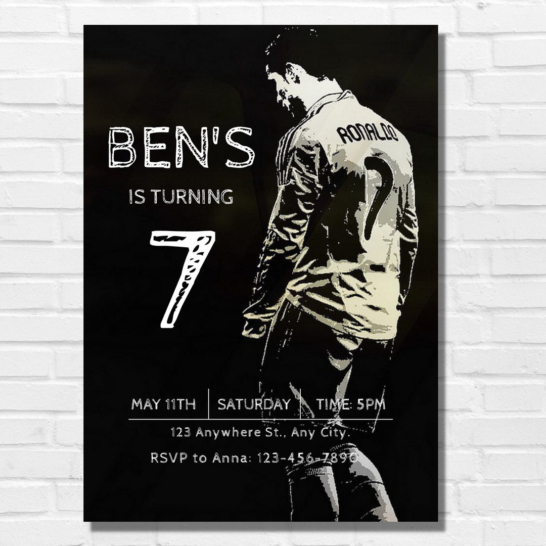 cristiano-ronaldo-birthday-invitation-soccer-digital-party-etsy-canada