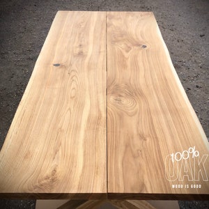 Oak wood table top without legs, many sizes