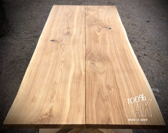 Tablero de mesa de madera de roble sin patas, varios tamaños