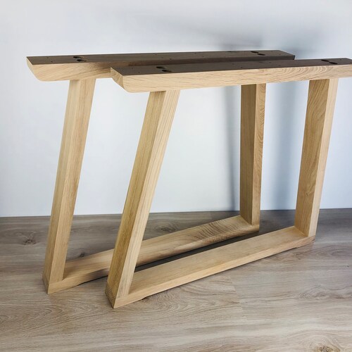 Oak Table Legs X Shaped Table Legs Etsy