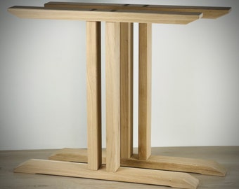 T- Shaped Oak table legs