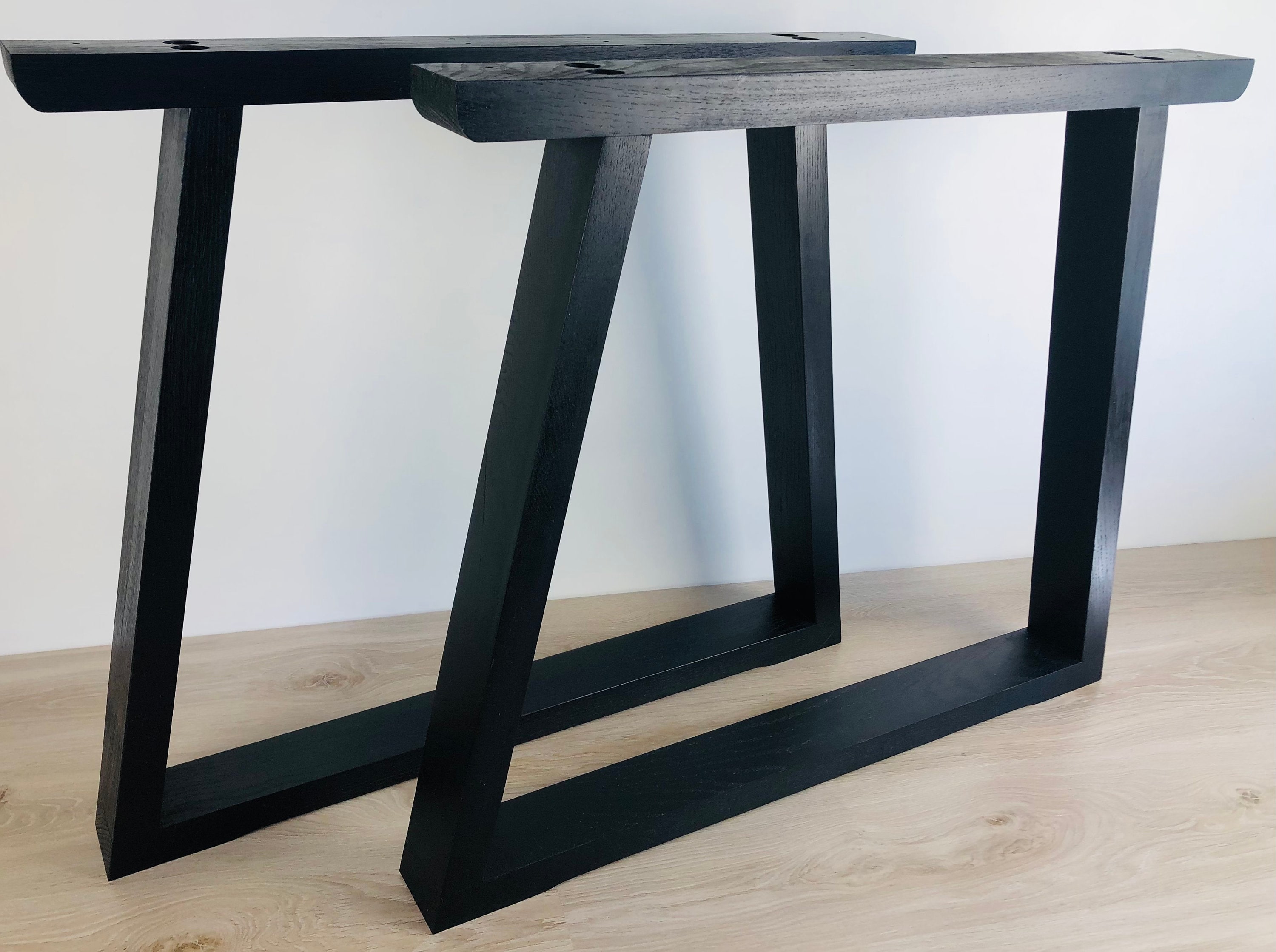 無垢　オーク材　テーブル脚 O字型オーク無垢材テーブル脚 – ダイニングテーブルやワークテーブル用