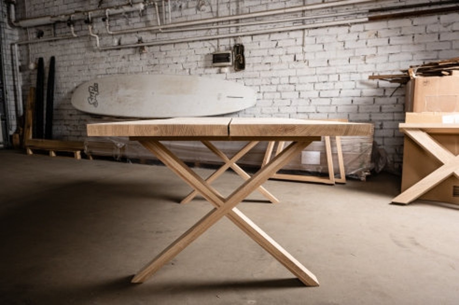 Oak Table Legs X Shaped Table Legs Etsy