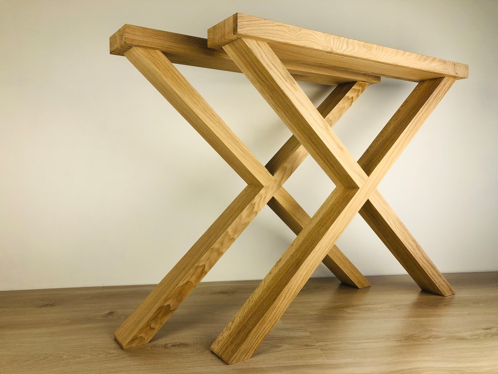 Oak Table Legs X Shaped Table Legs Etsy
