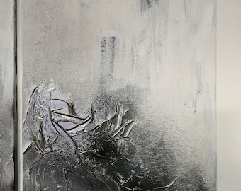 Tableau acrylique sur toile, peinture acrylique, original, abstrait, vernis et structure, œuvre d'art, réalisée avec art et style