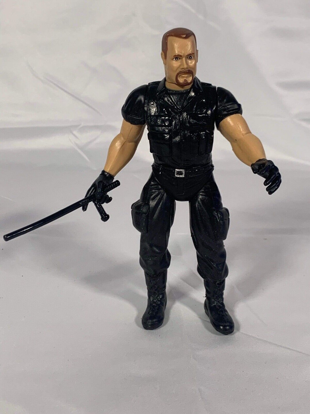 Big Bossman WWF Jakks Bone Crunching Action Wrestling Figure Etsy