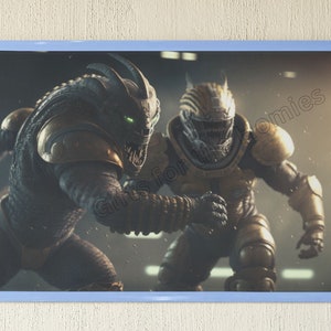 Football lovers, alien lovers, gift, sports lovers, digital print