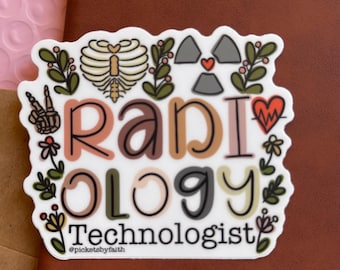 Radiology Technologist Vinyl Stickers