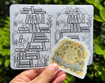 Simply Sweet Bible Tracker Books of the Bible Study Sticker