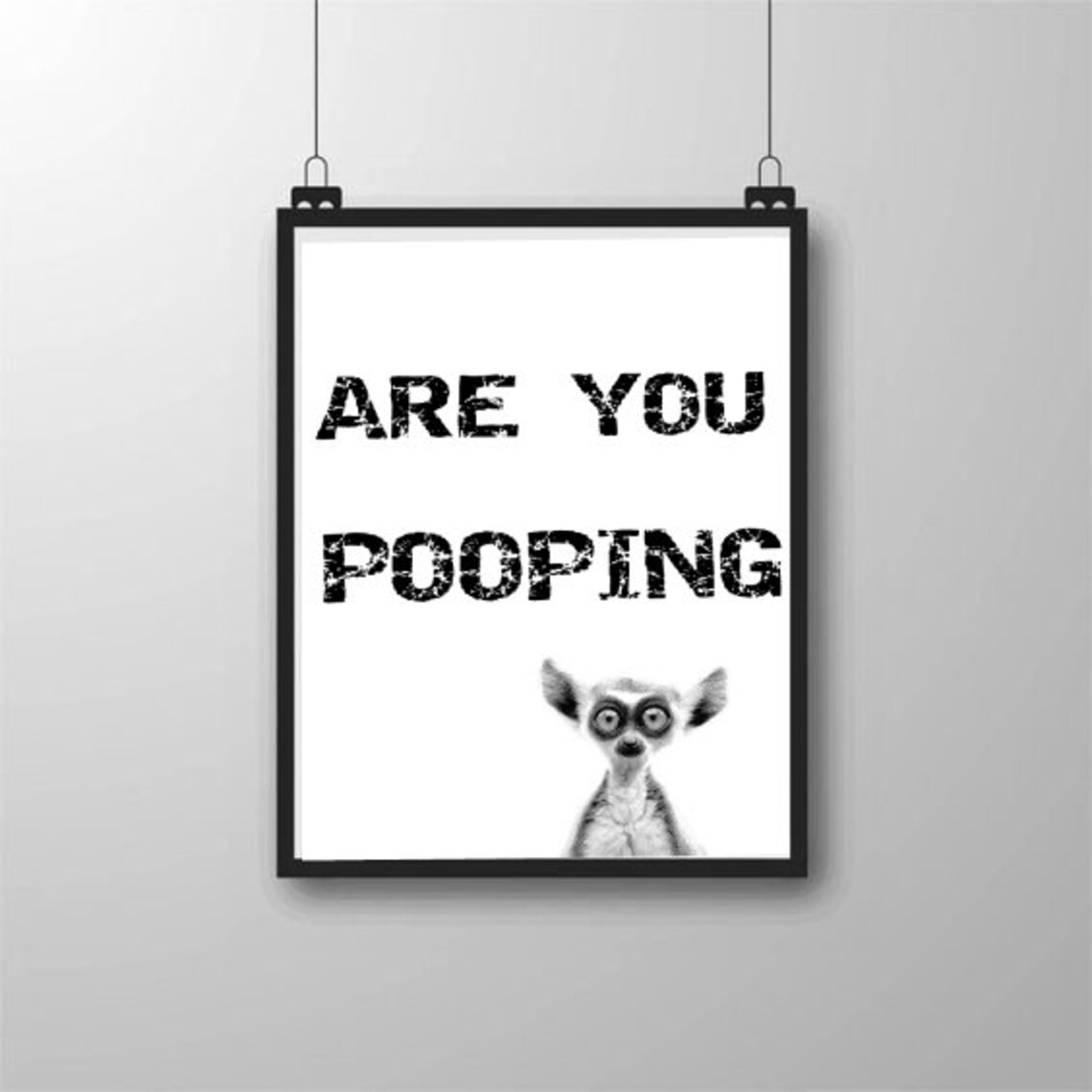Are You Pooping Printable Bathroom Decor Digital Download Etsy