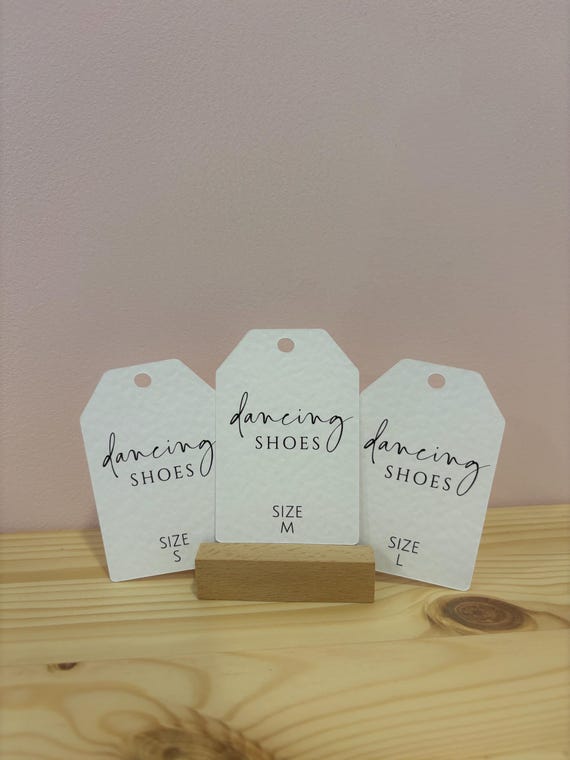 Wedding Flip Flop tags | Personalised and Printed