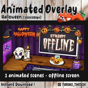 Animated Halloween Overlay