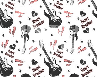 Boy Valentine Heartbreaker Seamless Pattern Files for Valentines Day Boy Fabric Printing Sublimation, Love Day Printable Paper Digital Paper