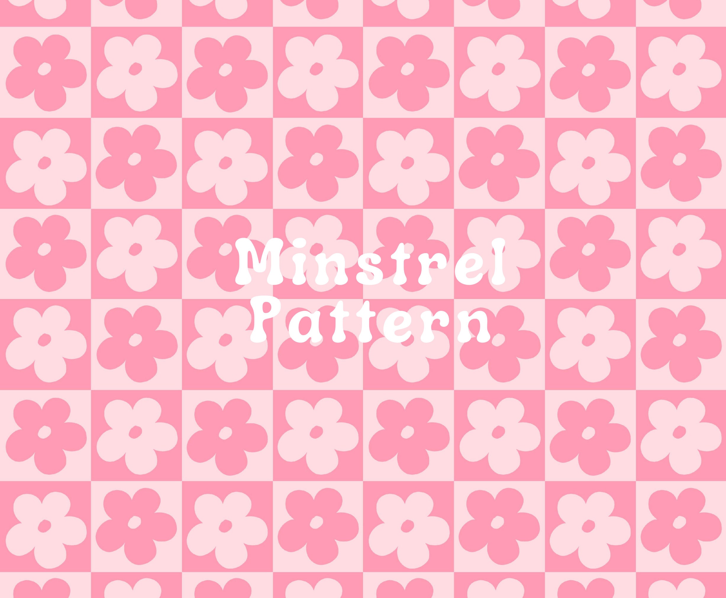 Sublimation Check Pattern Pinky Floral Checkeres Seamless Pattern for Custom Fabric Girly Fabric ...