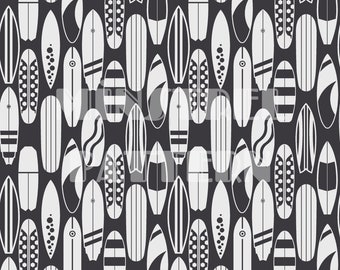 Patrón sin costuras de tabla de surf, sublimación de impresión de telas de verano, archivo de diseño de telas personalizadas de verano, papeles digitales de trajes de baño